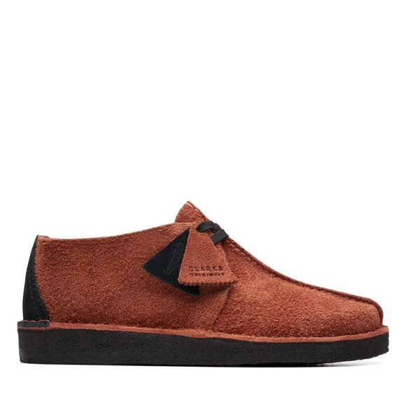 Clarks Mens Desert Trek Brown Shoes (NWT) - Picture 1 of 6